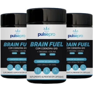 Brain Fuel - Foco e Concentração (Kit com 3)