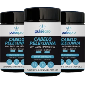 Cabelo, Pele e Unha (Kit com 3)
