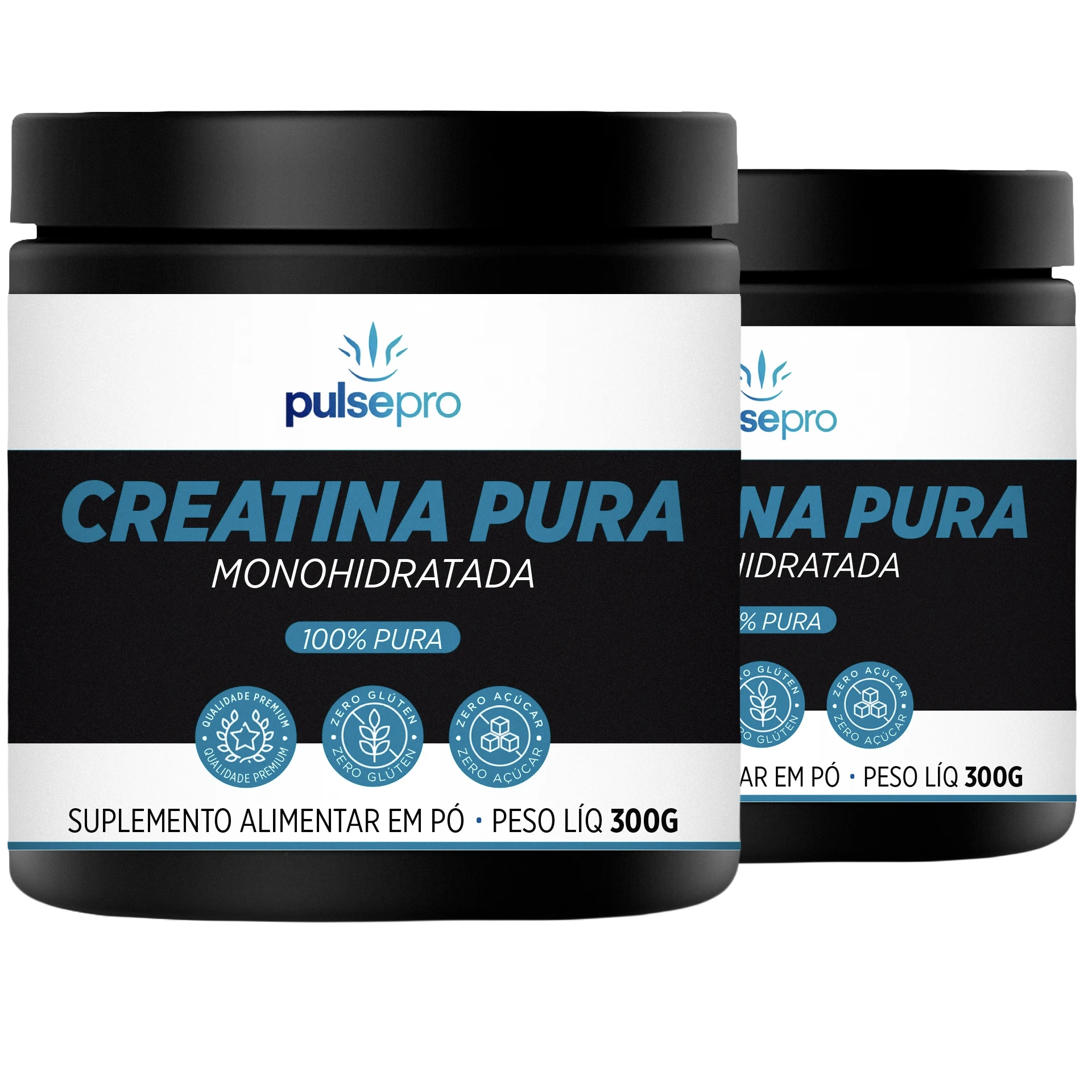 Creatina Pura Monohidratada (Kit com 2)